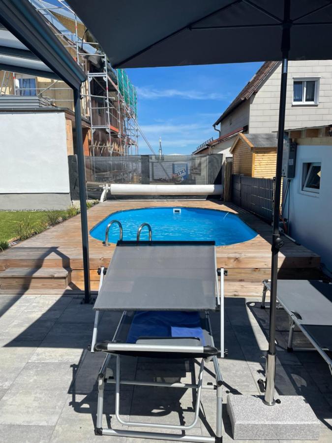 #1 Modernes Zimmer Mit Pool Und Garten Меммінген Екстер'єр фото